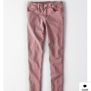 American Eagle Sateen Skinny Jeans